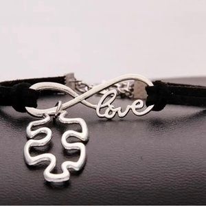 New Autism Puzzle and Love Black Bracelet